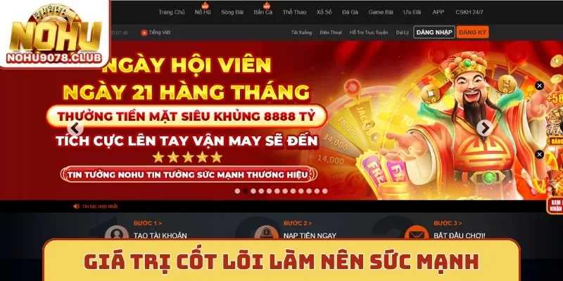 Giá trị cốt lõi làm nên sức mạnh Nohu