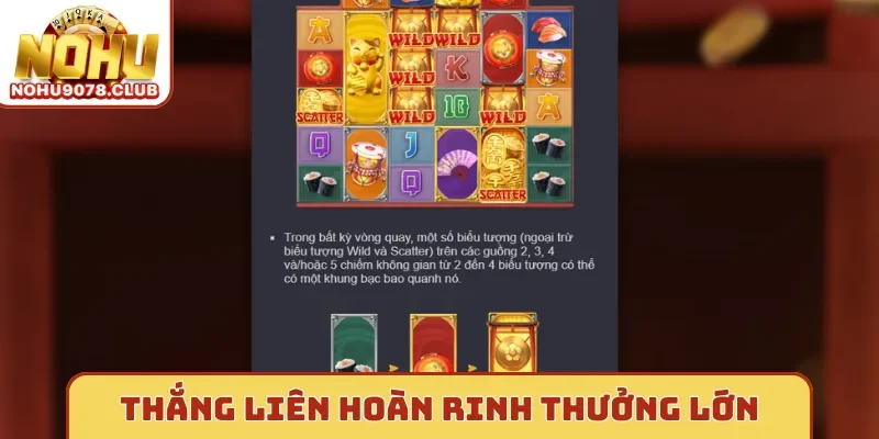 Thắng liên hoàn rinh thưởng lớn tại Nohu Neko