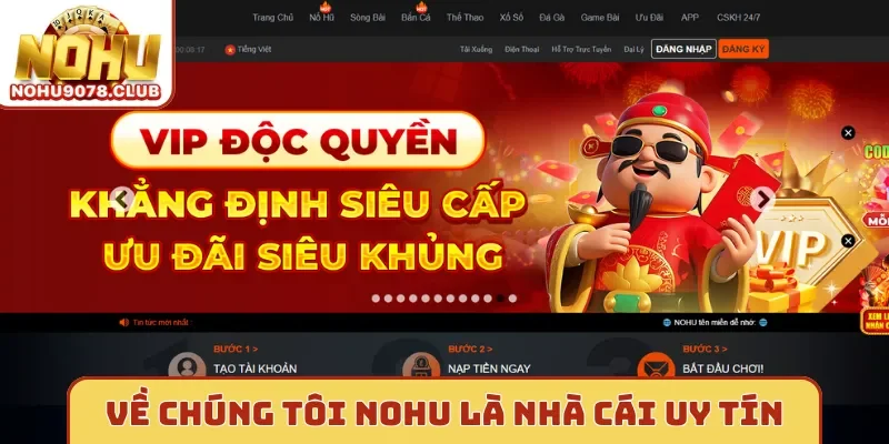 Về chúng tôi Nohu là nhà cái uy tín